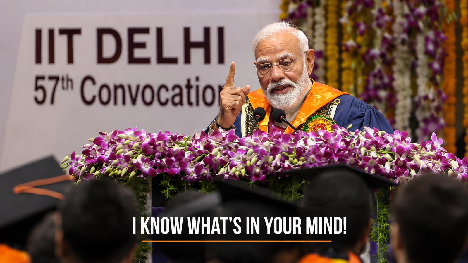 PM Modi at IIT Delhi: 'I'm no Baba Bageshwar, but I know what's in your mind!' PM jokes with graduates | India News | Zee News