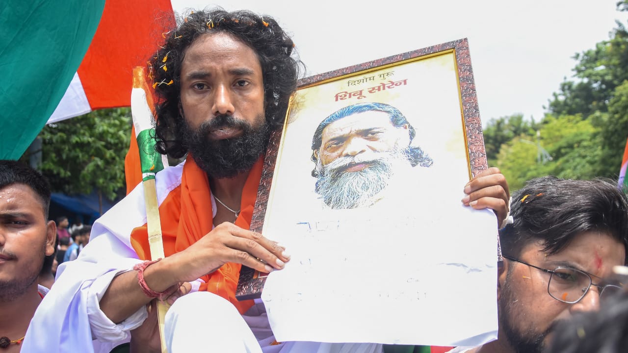 Jharkhand student leader hospitalised during protest