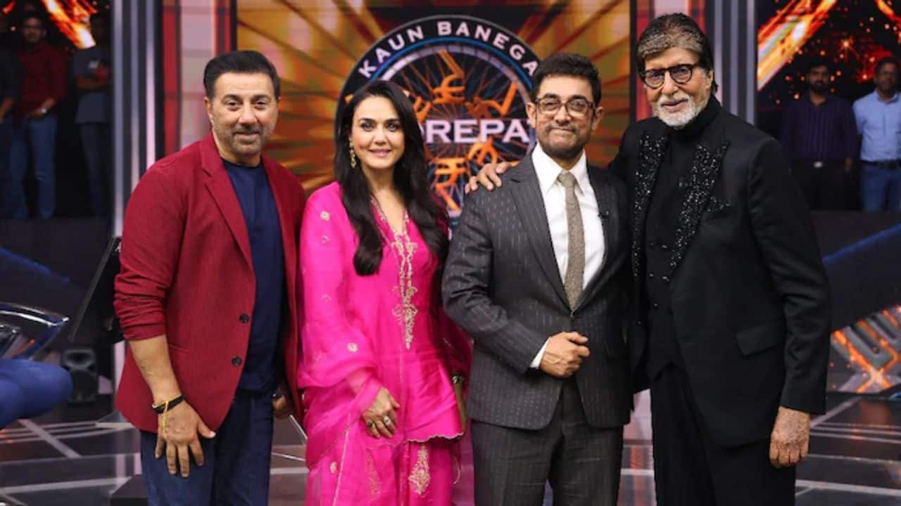 KBC 18 grand premiere: Aamir Khan, Sunny Deol, and Preity Zinta shine with Rs 25 lakh win