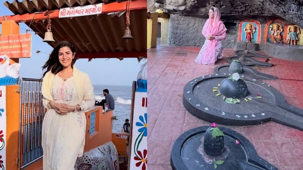 Nimrat Kaur seeks Mahadev’s blessings at Diu’s iconic sea temple on Sawan Shivratri: ‘Wash away all our troubles’