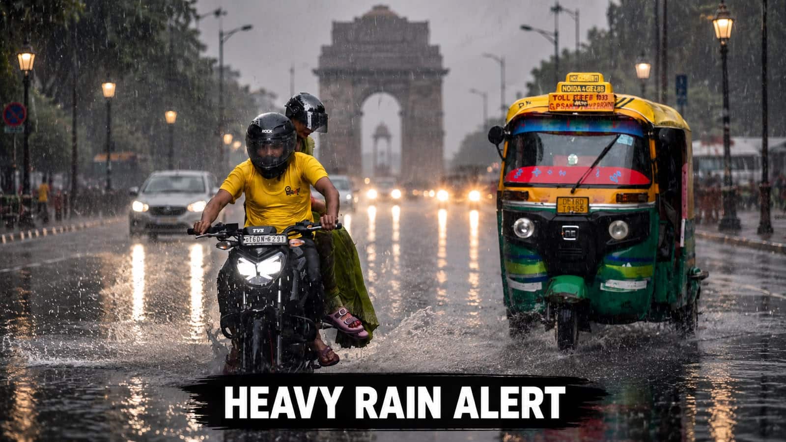 North India weather update: Heavy rain alert for Delhi-NCR, UP & Punjab on August 11–12 as dual weather systems merge