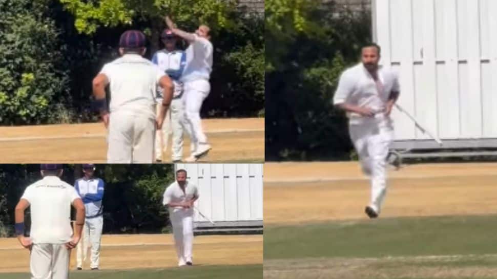 Saif Ali Khan’s cricket skills steal spotlight as actor bowls in London - Watch