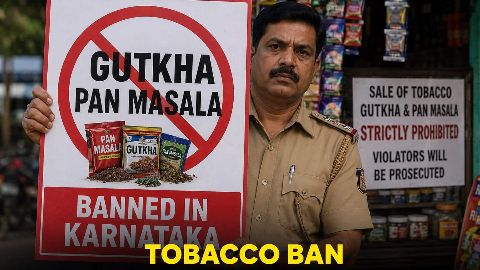 Karnataka bans gutkha and pan masala containing tobacco or nicotine for one year