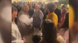 'Thoda badal gaye ho': PM Modi and Mallikarjun Kharge exchange banter at Supriya Sule's daughter's reception | VIDEO