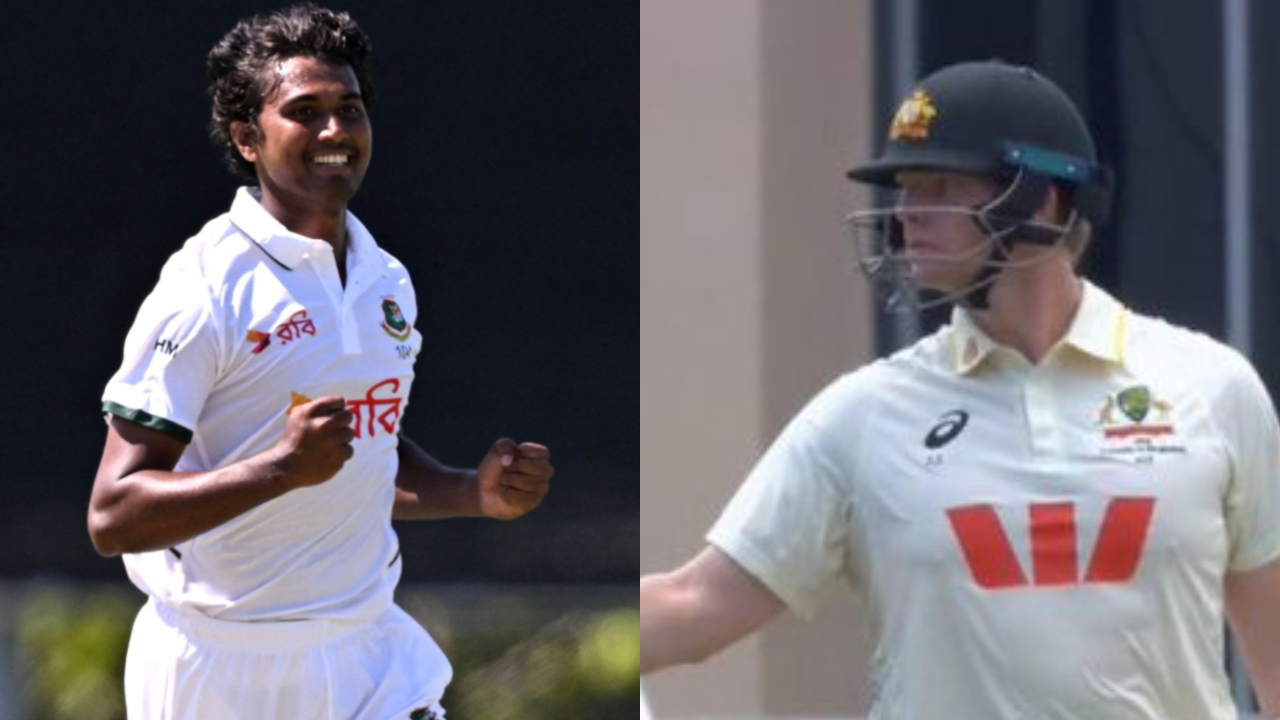 Hasan Mahmud creates history, becomes 1st bowler to achieve this feat as Bangladesh bundle Australia for mere 198, Smith kept fighting with lone 71 Hasan Mahmud creates history, becomes 1st bowler to achieve this feat as Bangladesh bundle Australia for mere 198, Smith kept fighting with lone 71