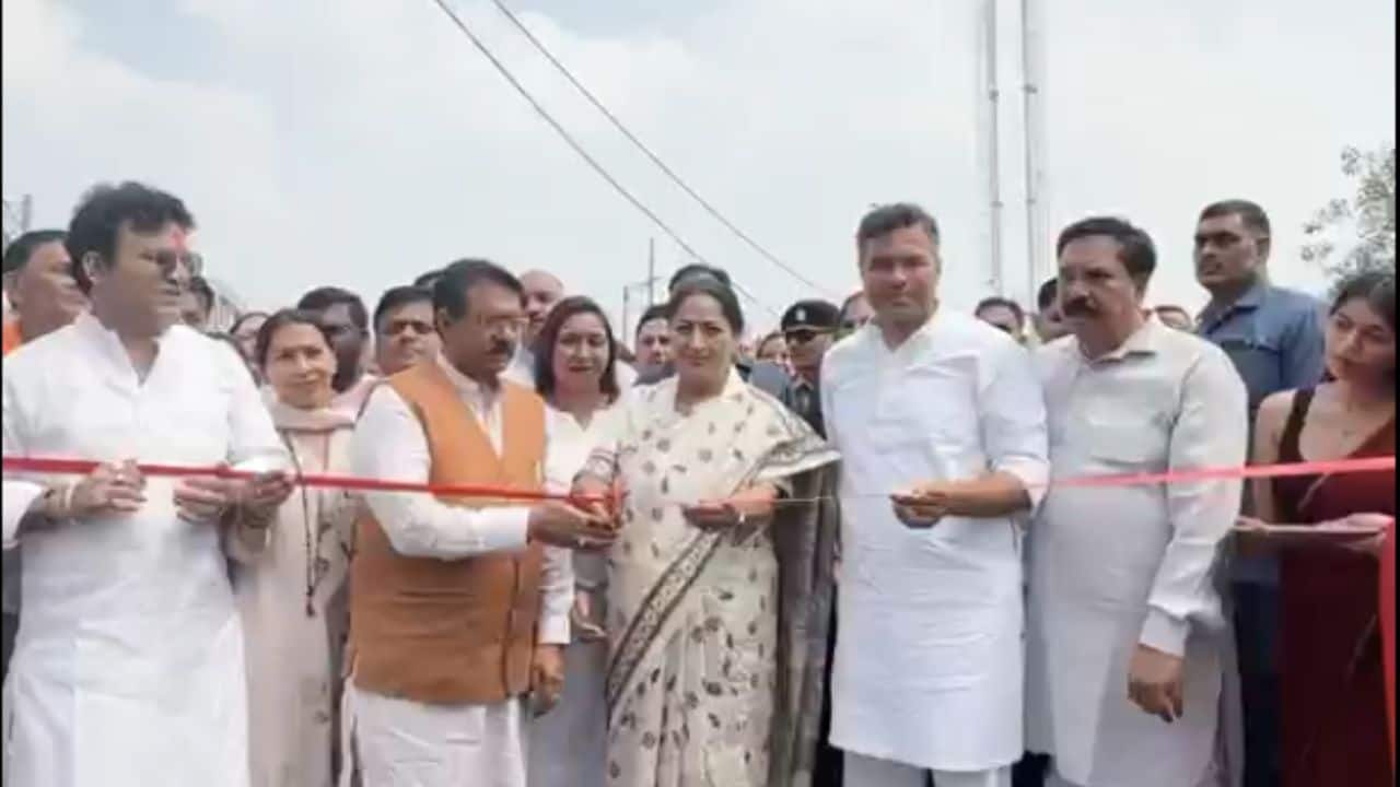 Rekha Gupta inaugurates 2-lane slip road bridge linking Ghazipur Drain to the Hindon Canal