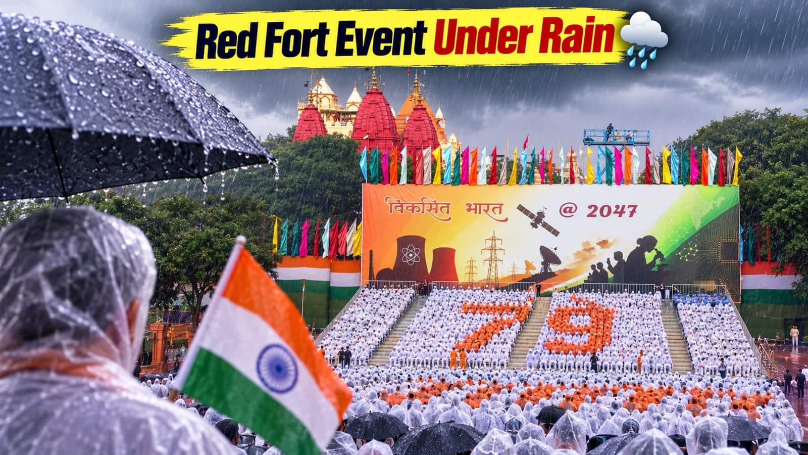 IMD predicts rain for Delhi's Independence Day at Red Fort