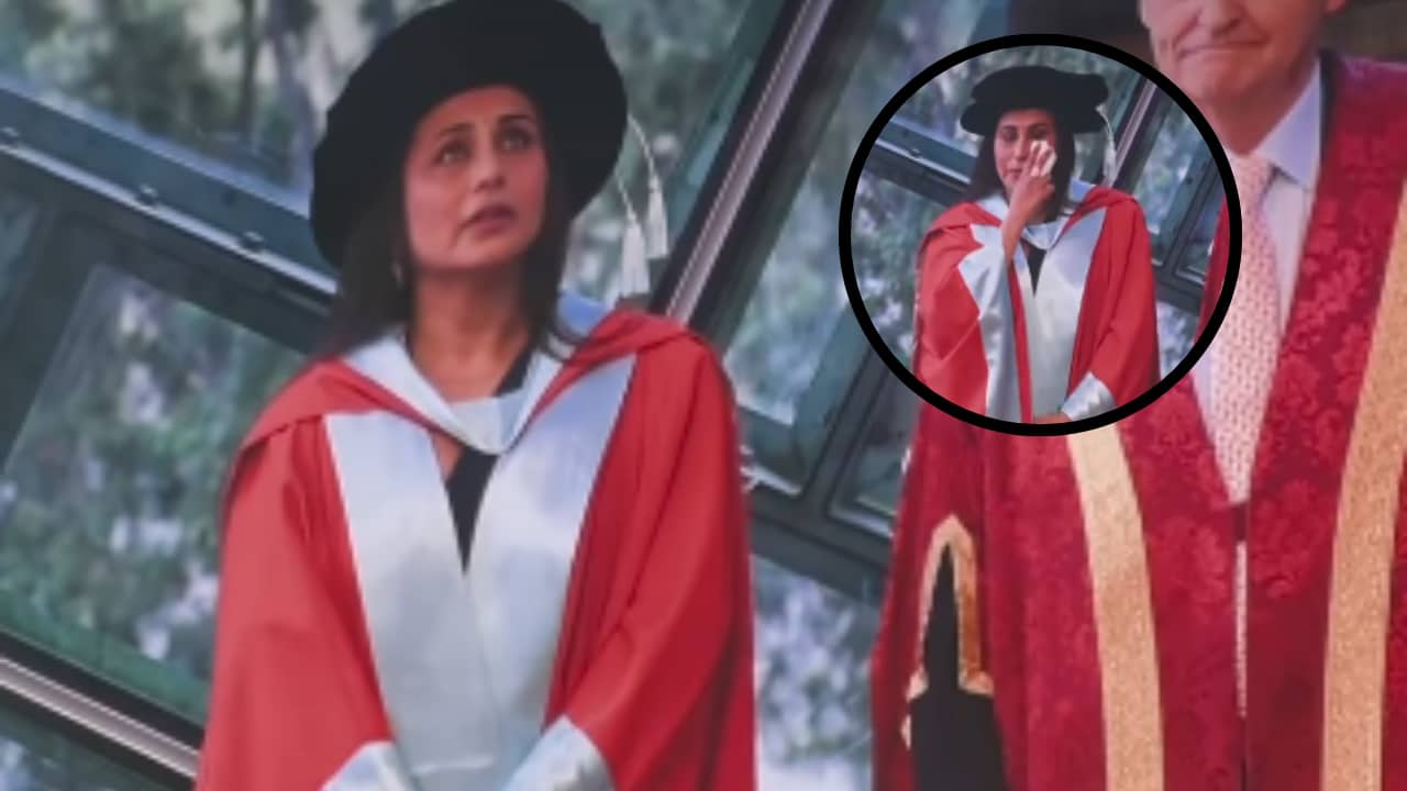 WATCH VIDEO | Rani Mukerji breaks down in tears receiving Honorary Doctorate at IFFM 2026
