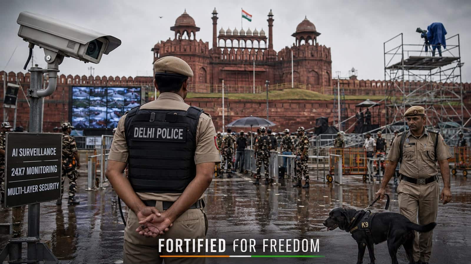 Impenetrable fortress: How AI video analytics and multi-agency forces are securing Red Fort for August 15