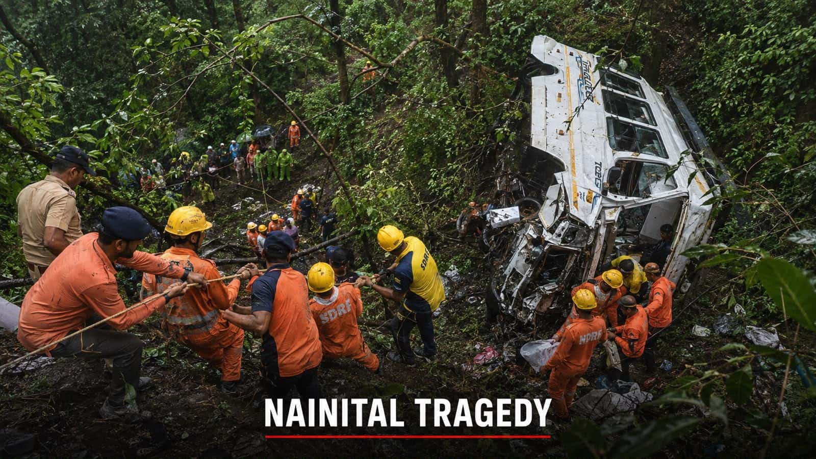 Nainital road accident: Tempo traveler falls into gorge near Mukteshwar, 2 dead, 20 rescued
