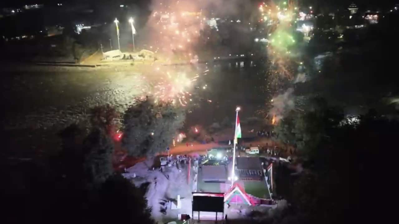 Keran Valley witnesses historic midnight Independence Day celebration along LoC