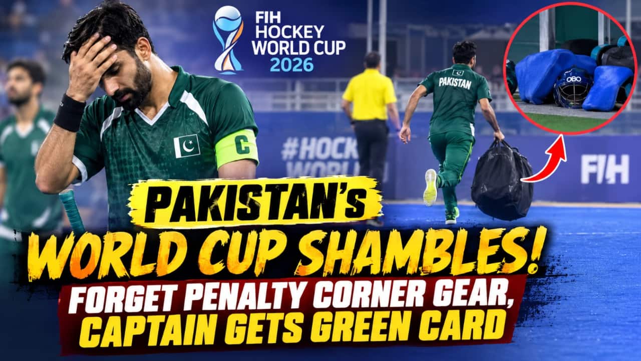 Pakistan hockey team forgets gear, captain gets green card vs England