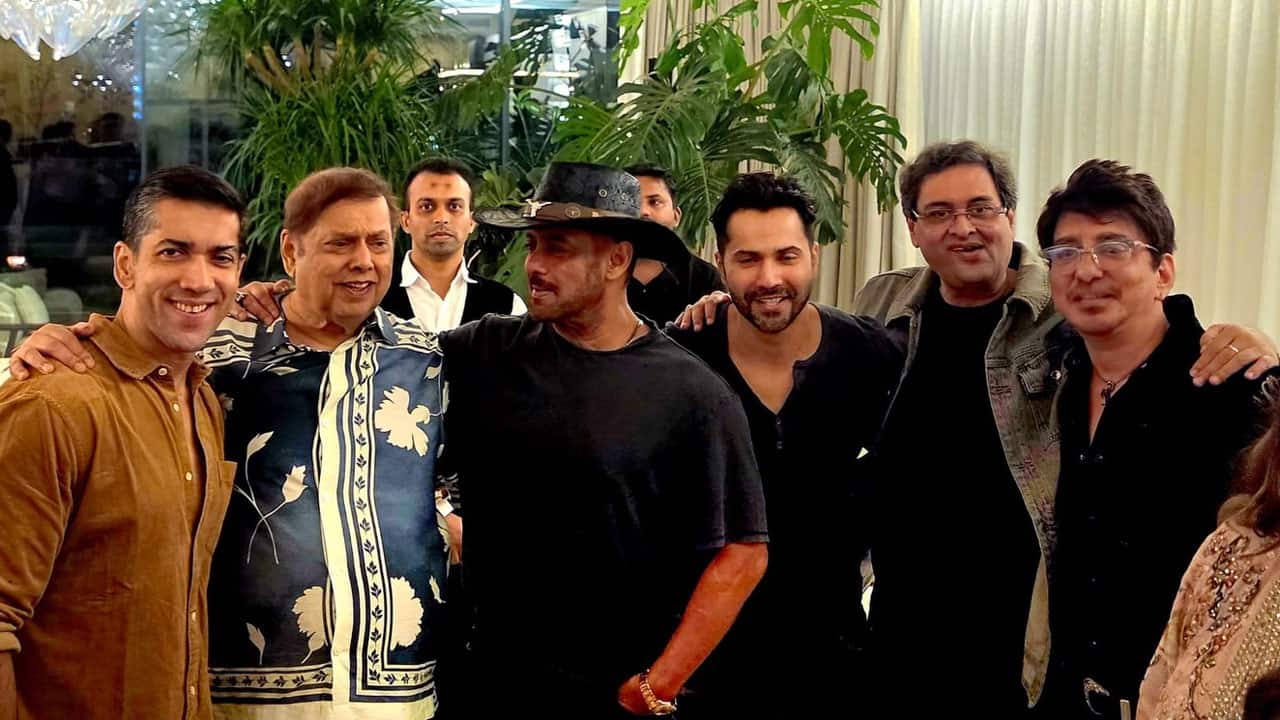 Inside David Dhawan's 75th birthday with Salman Khan, Sajid Nadiadwala, Varun Dhawan
