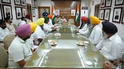 AAP MLA Kuldeep Singh Dhaliwal meets Punjab Governor Gulab Chand Kataria