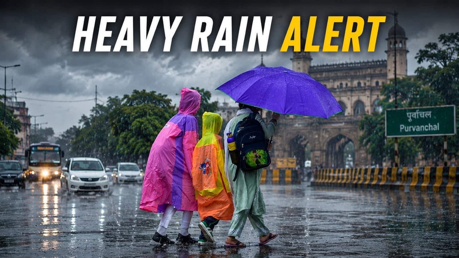 UP weather today: IMD issues heavy rain warning for eastern Uttar Pradesh, sun and scattered showers in west UP
