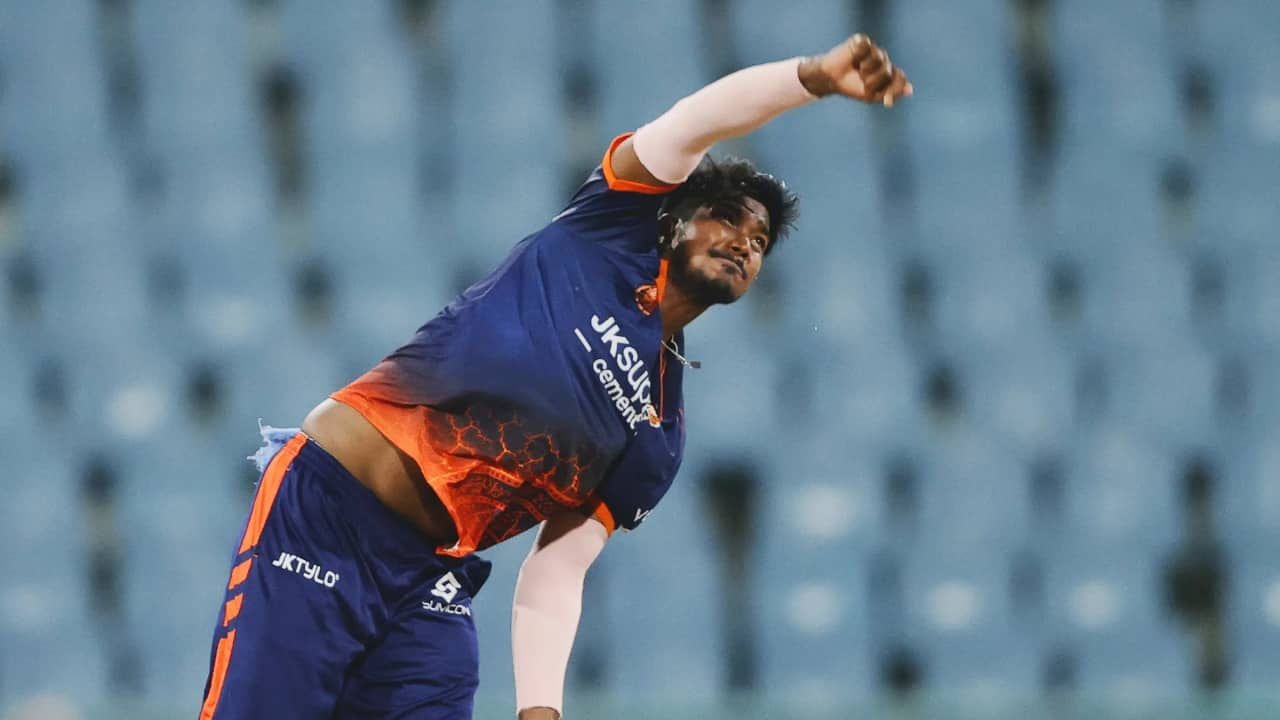 Ambidextrous spinner Vijay Yadav shines in UP T20 League