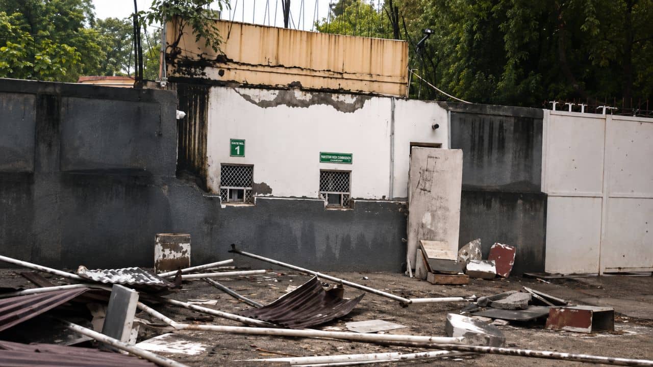 India removes security barricades outside Pakistan High Commission in Delhi after Islamabad action and US envoy Kashmir statement