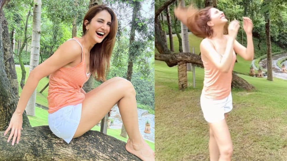 Vaani Kapoor embraces her ‘mildly feral’ side during jungle getaway, shares playful moments