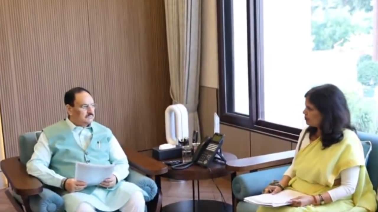 Union Health Minister JP Nadda reviews country`s H1N1 preparedness amid swine flu surge