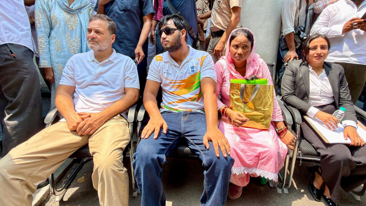 BJP slams Rahul Gandhi's protest as 'anarchy' over FIR demand