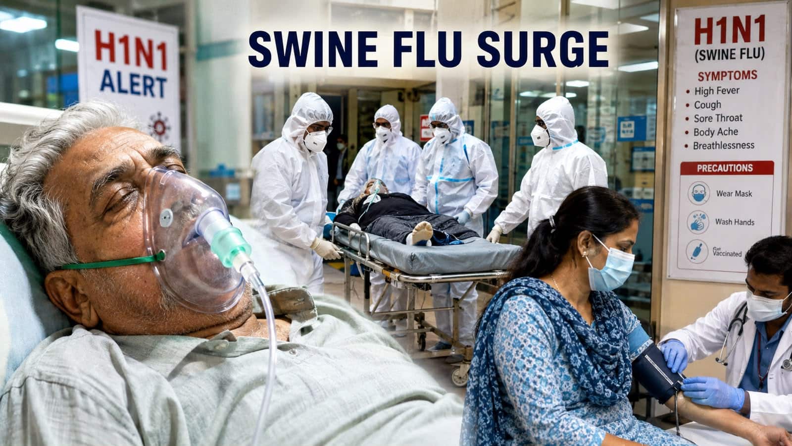 Delhi-NCR swine flu: H1N1 cases surge past 1,777 as patients report breathlessness and oxygen drops