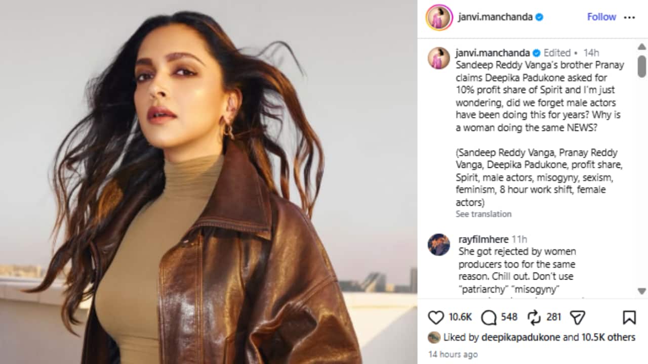 Deepika Padukone likes post calling out 'male ego crises' over Spirit profit-share row