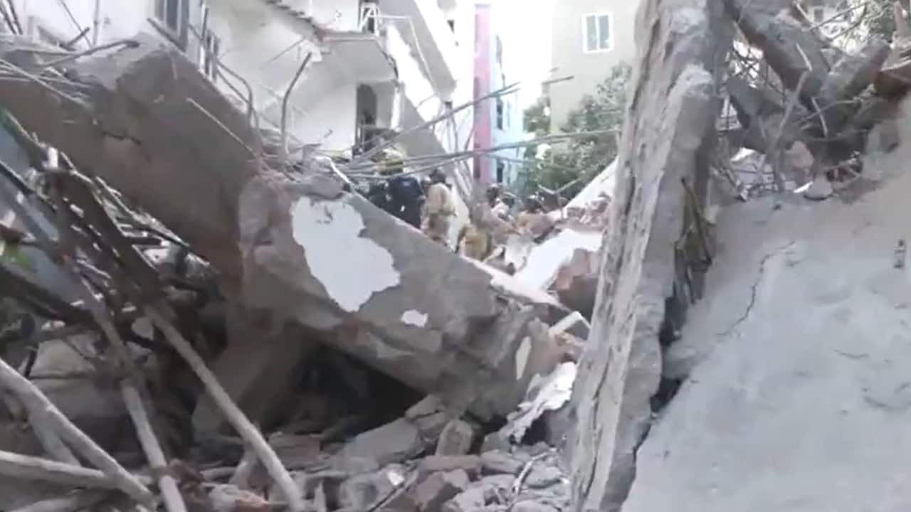 Two killed in Hyderabad building collapse
