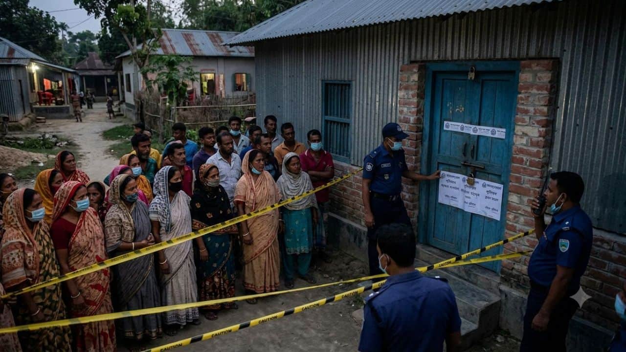 Bangladesh Hindu teacher, family found dead; 2 detained