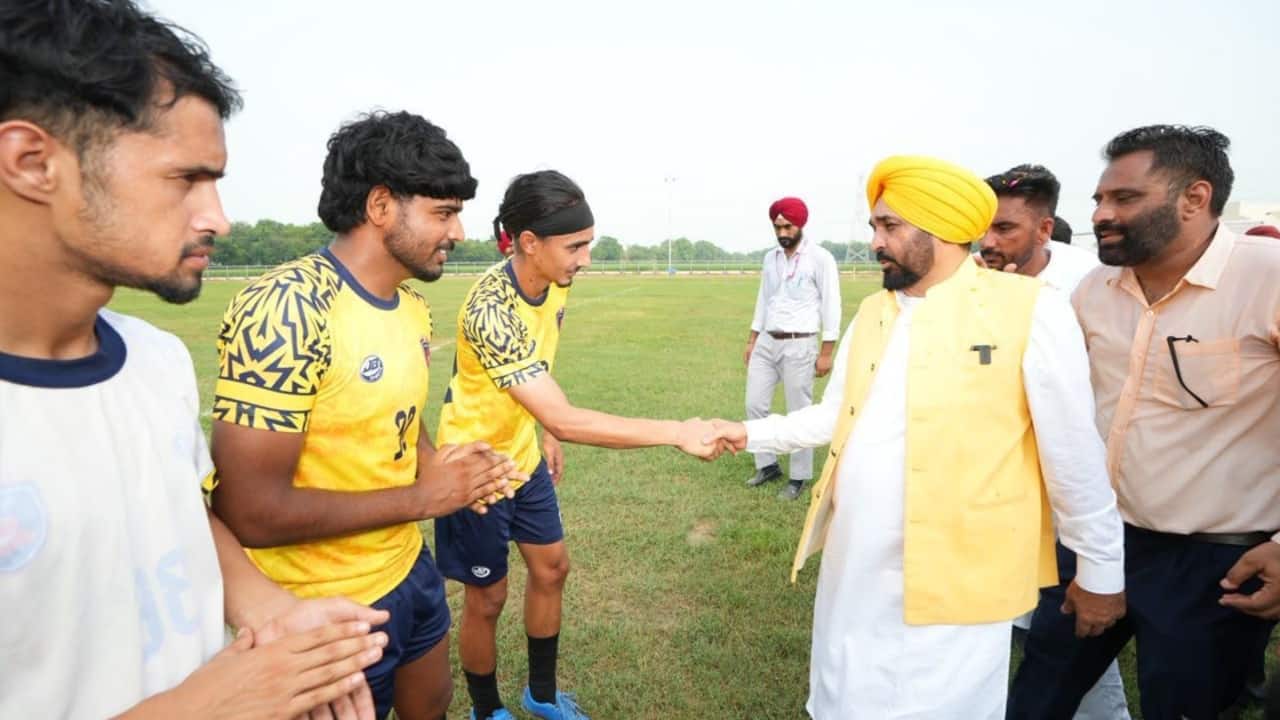 Punjab CM Bhagwant Singh Mann gifts 500 modern ‘Pendu Khed Maidan’ to rural youth