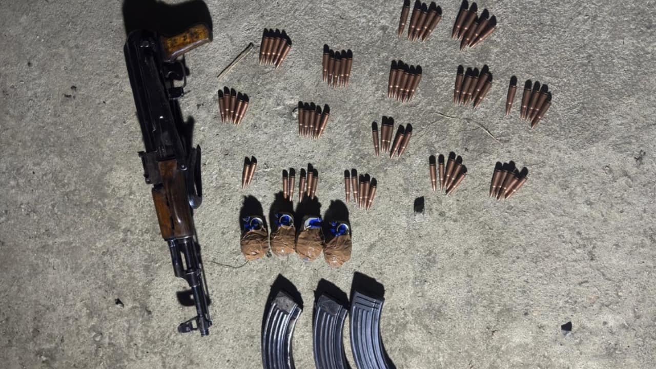 J-K: Huge arms-explosives cache busted in Sopore, 3 terror suspects held in Shopian