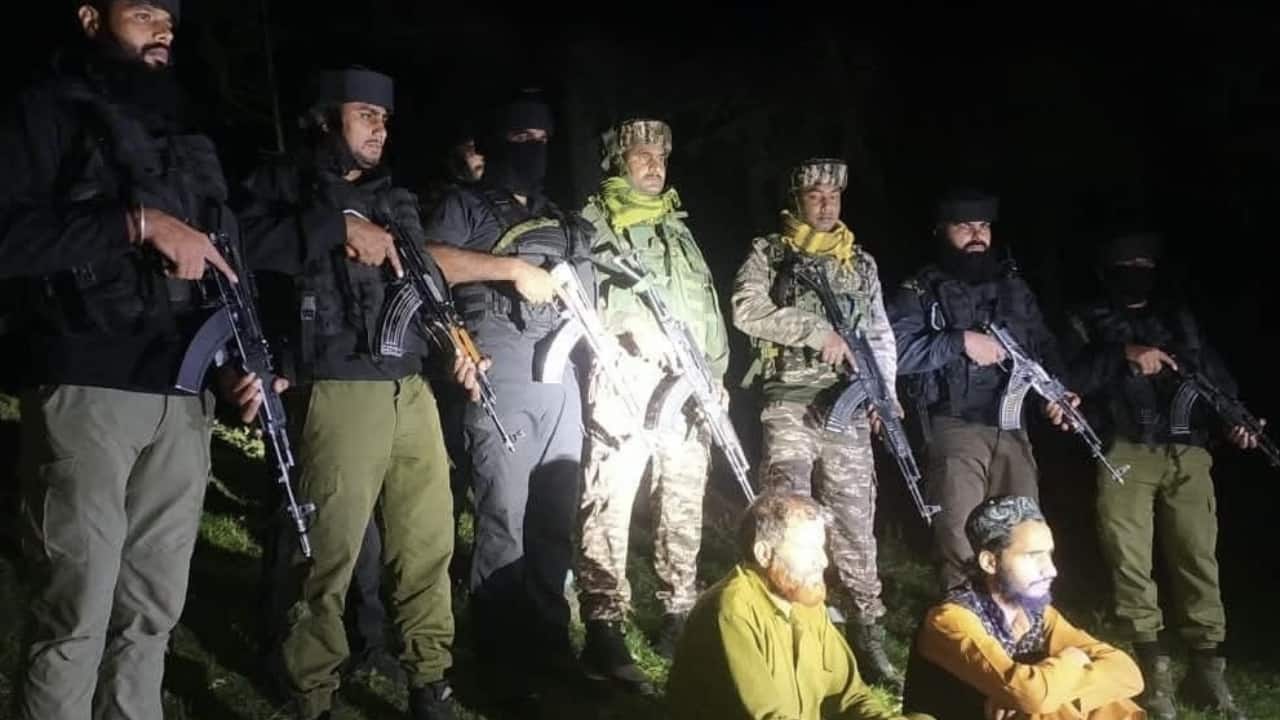 J&K: Security forces arrest two terror associates in Pulwama; pistol, ammunition and grenade seized