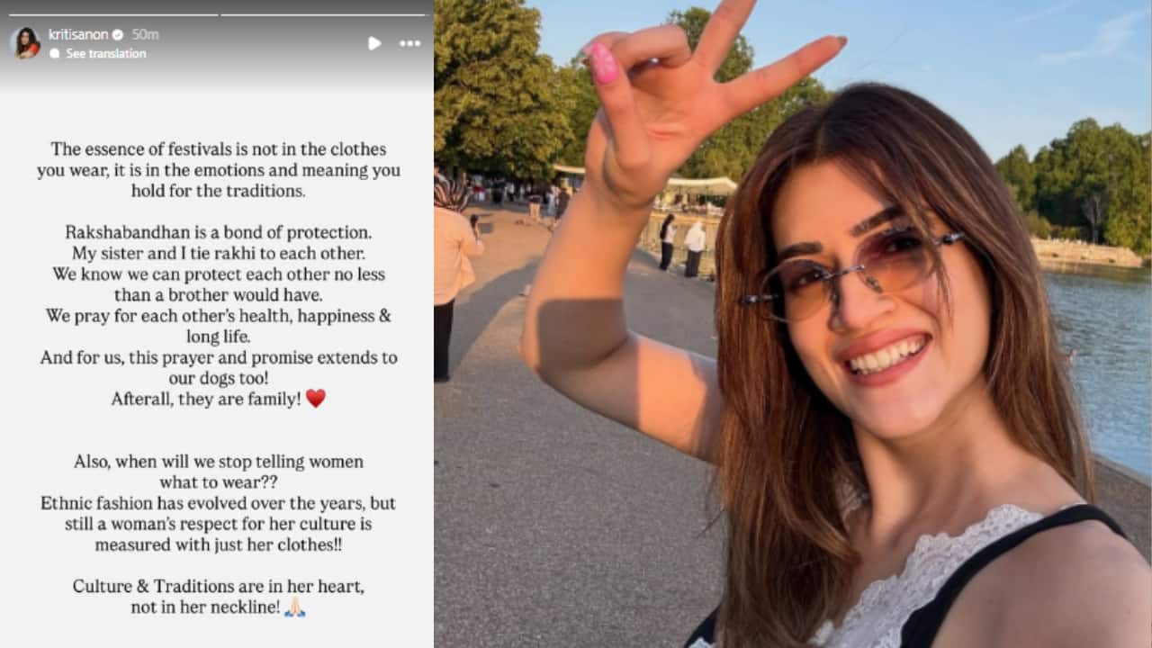 Kriti Sanon reacts to online backlash, asks 'When will we stop telling women what to wear?'