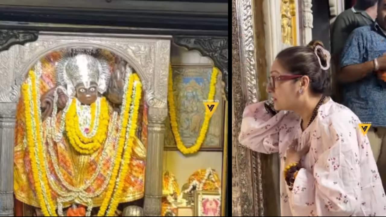 Sunita Ahuja visits Kale Hanuman Ji Temple amid divorce speculation with Govinda | WATCH