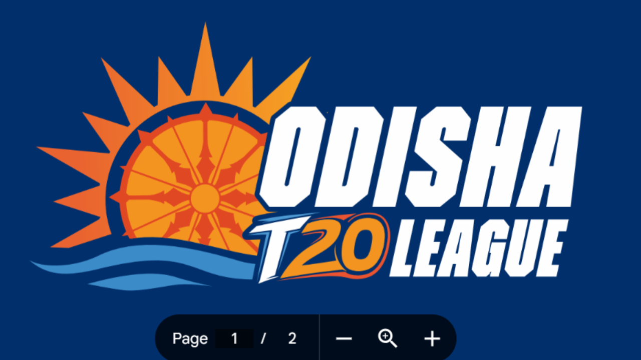 Odisha T20 League 2026 to begin on September 18 at Barabati Stadium | Cricket News Odisha T20 League 2026 to begin on September 18 at Barabati Stadium | Cricket News