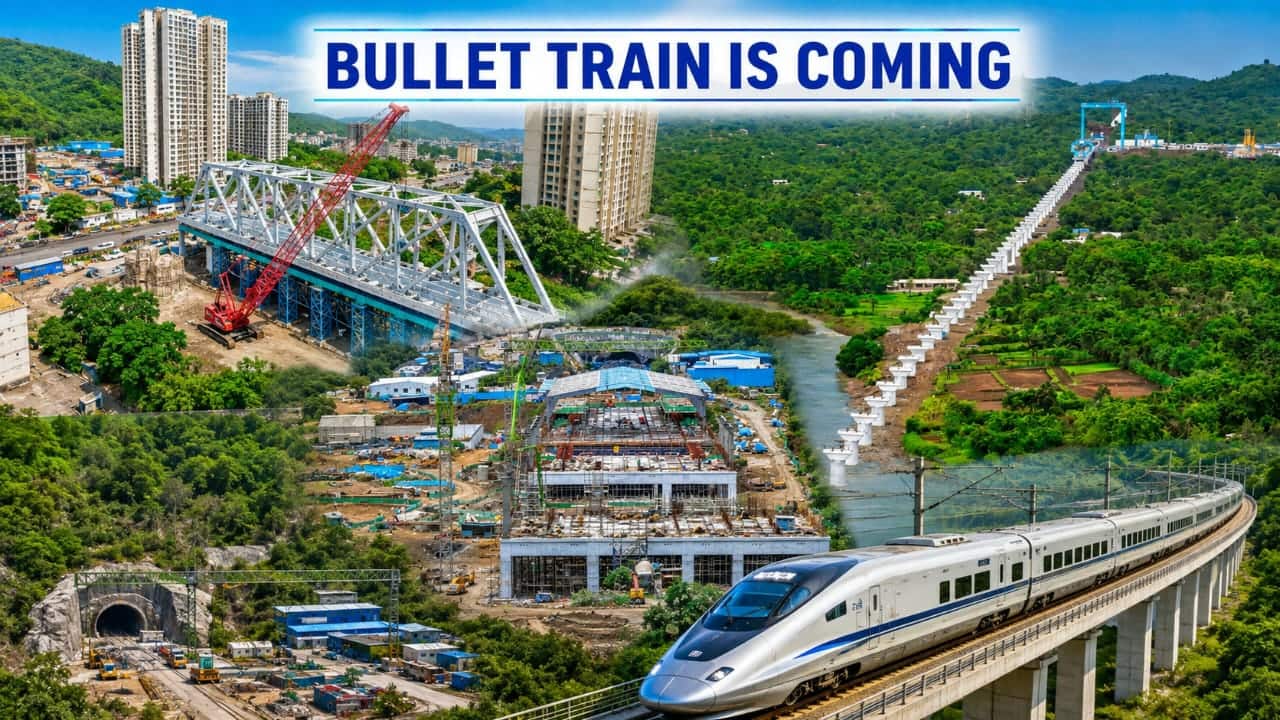 The bullet train is coming: Maharashtra section hits high gear with major engineering breakthroughs | VIDEO