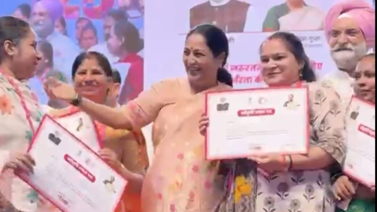 Delhi CM Rekha Gupta launches Delhi Lakshmi Yojana; first 4,000 sanction letters distributed
