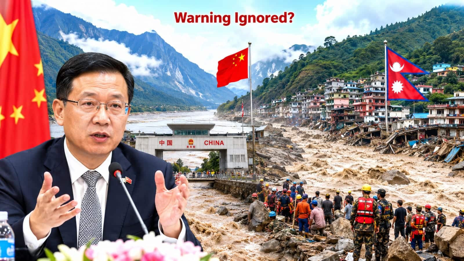 The silent deluge: Why Beijing's response to the Nepal border flash flood is sparking diplomatic tensions