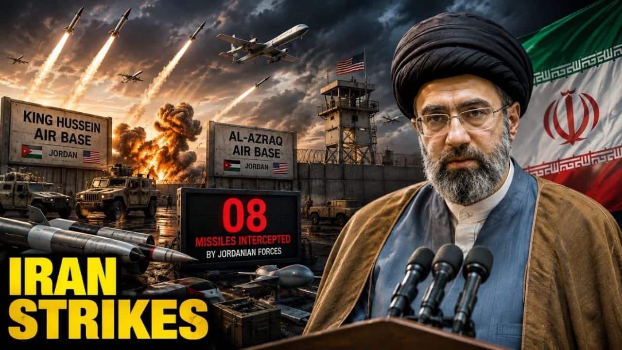 Iran fires missiles and drones at US bases in Jordan after American strike near Strait of Hormuz