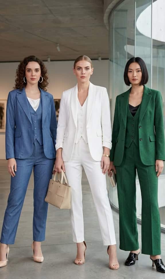 Best Women’s 3-Piece Suit Sets for Chic Office and Formal Looks