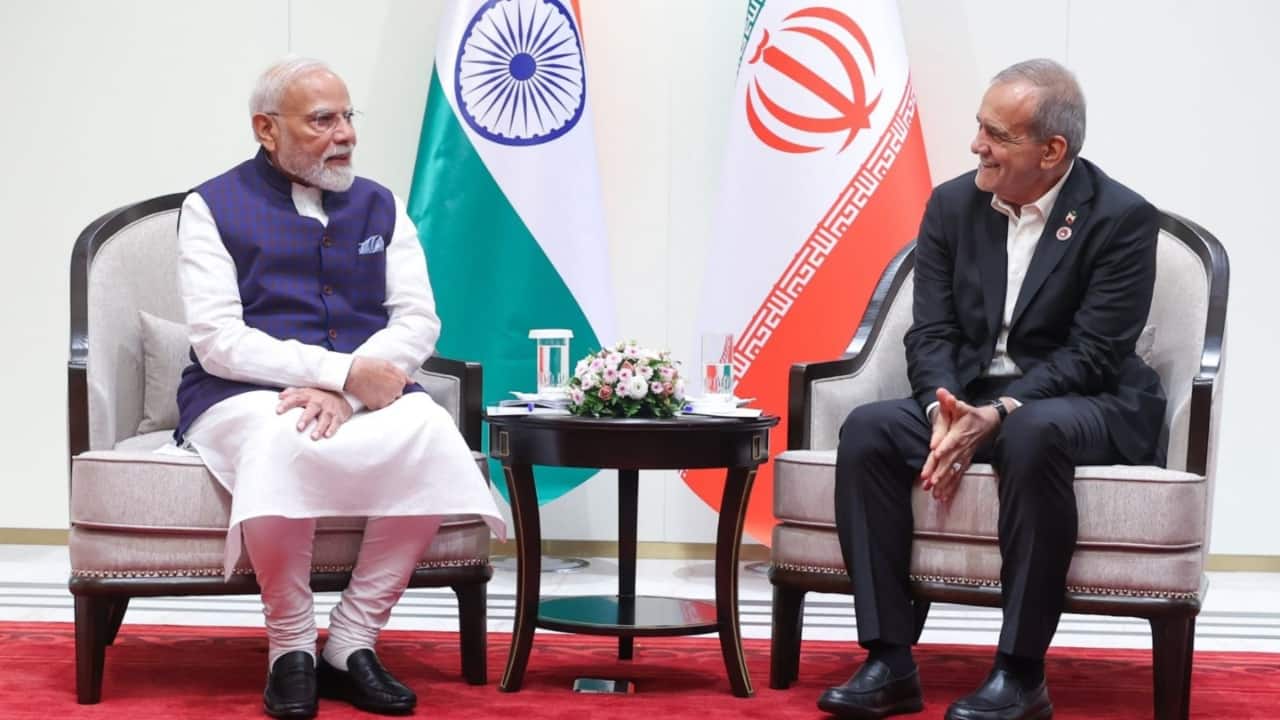 PM Modi, Iranian President Pezeshkian hold talks in Bishkek, discuss West Asia situation