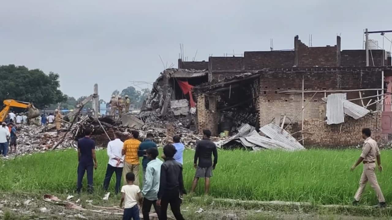 UP: Three killed, five injured in massive explosion at Kaushambi firecracker factory