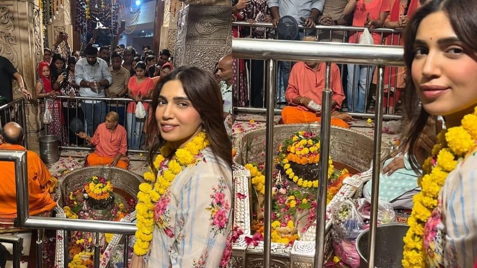 Bhumi Pednekar seeks blessings at 750-year-old Achaleshwar Mahadev Mandir in Gwalior, shares spiritual moments