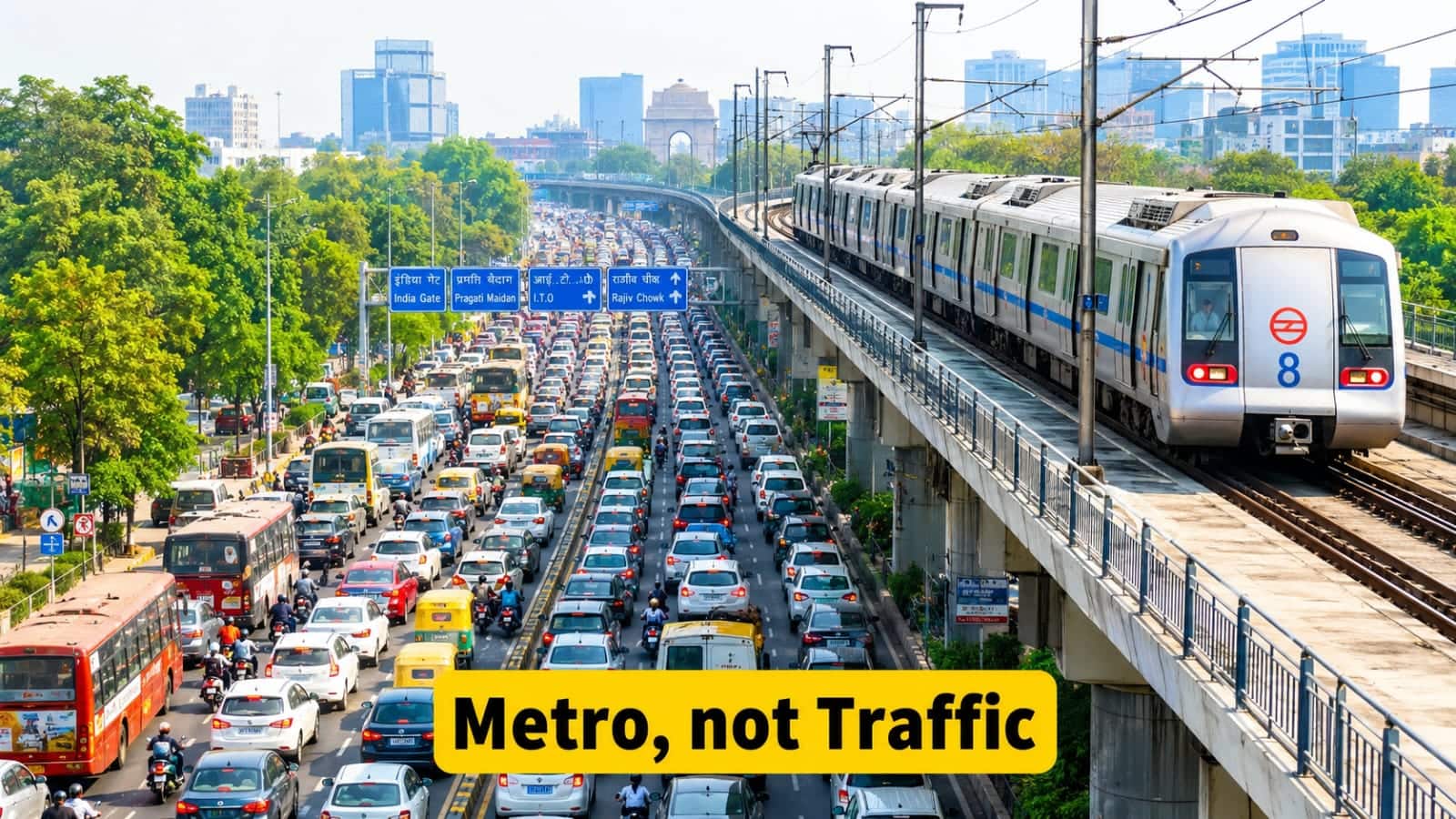 Beat the BRICS Summit gridlock: Why you should skip the roads and take the metro in Delhi today