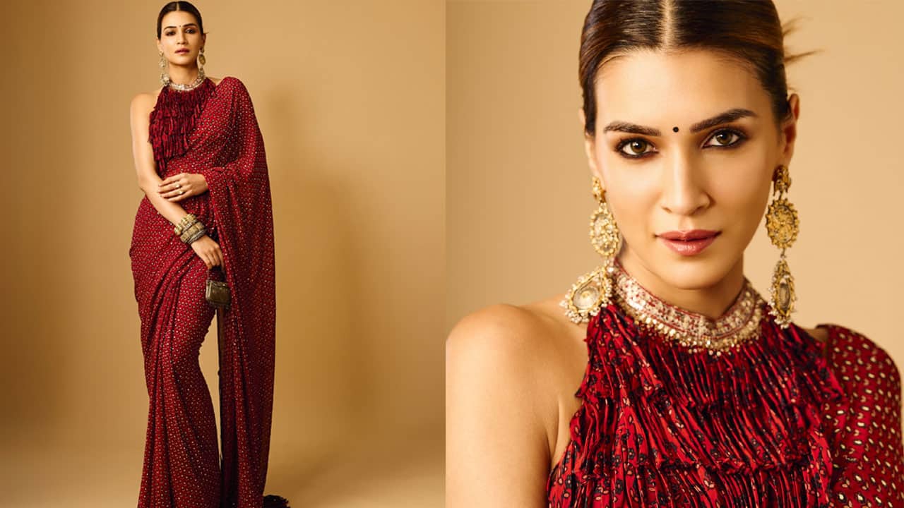 Kriti Sanon's saree avatar