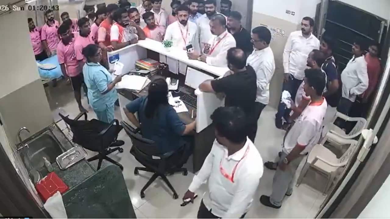 On Camera: Shiv Sena workers assault hospital staff In Palghar over Rs 19,866 bill