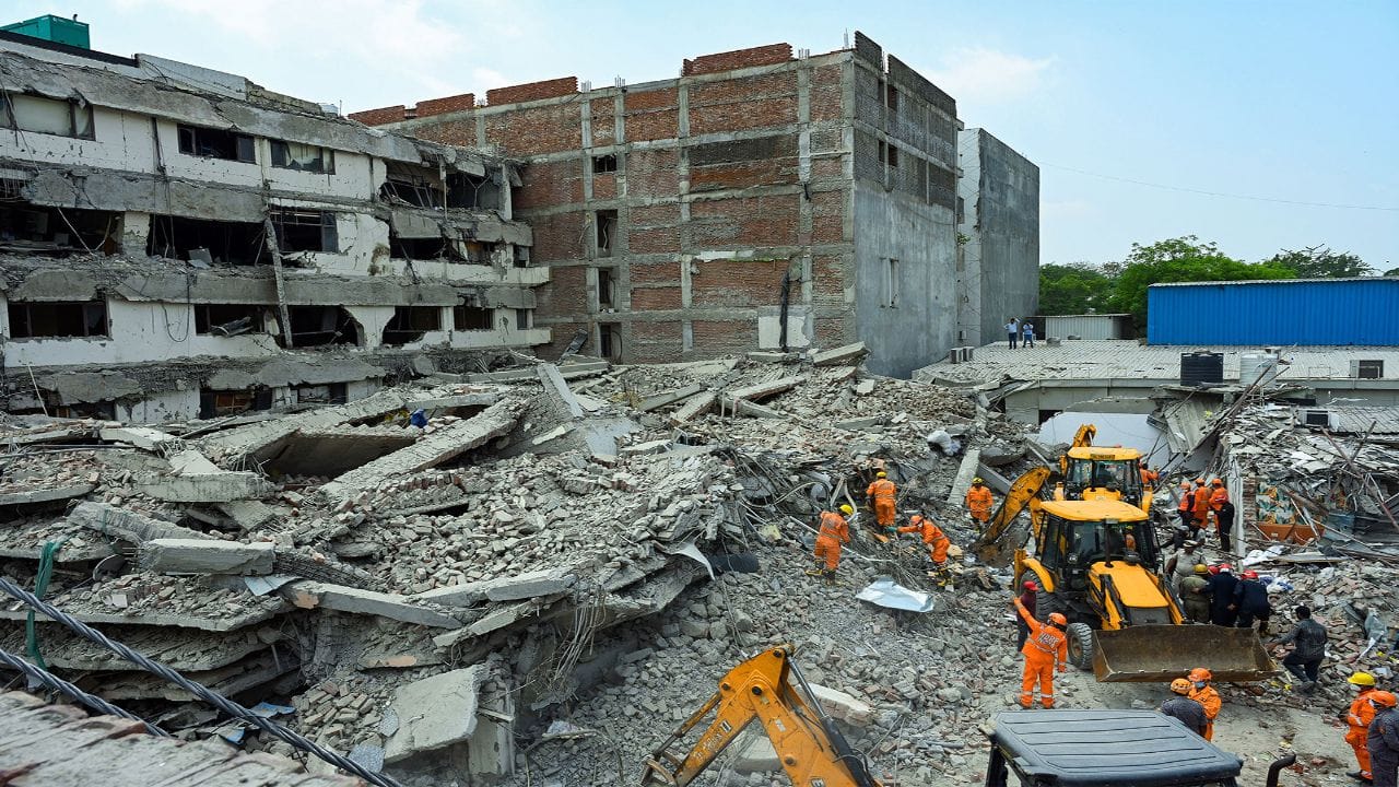 Delhi building collapse: Death toll rises to 6; ex-chief secy exposes capital’s PG mafia