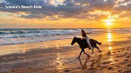 Ivanka Trump shares cinematic beach horseback riding video on X as outdoor adventures draw attention