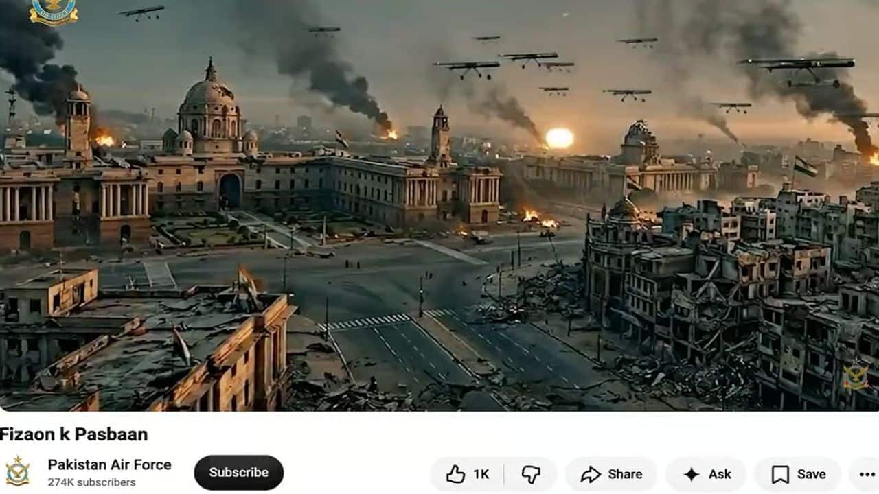 32 IAF bases, 2 S-400s and Parliament in ashes? The bizarre AI video Pakistan wants the world to believe post Operation Sindoor