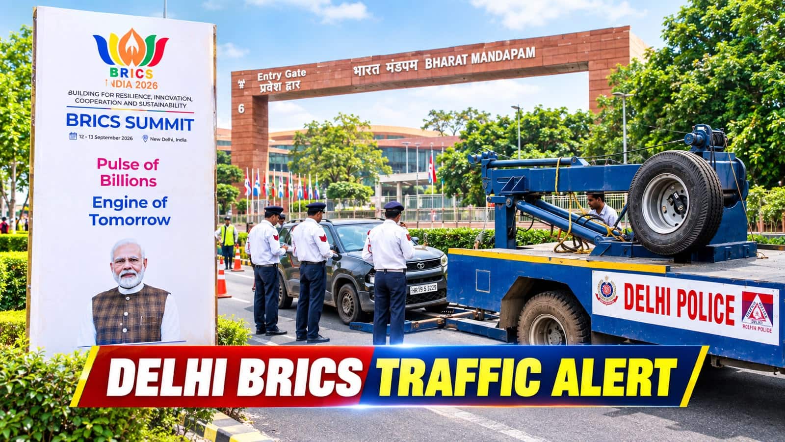 BRICS Summit in Delhi: Major roads, diversions, and the ultimate commuter survival guide