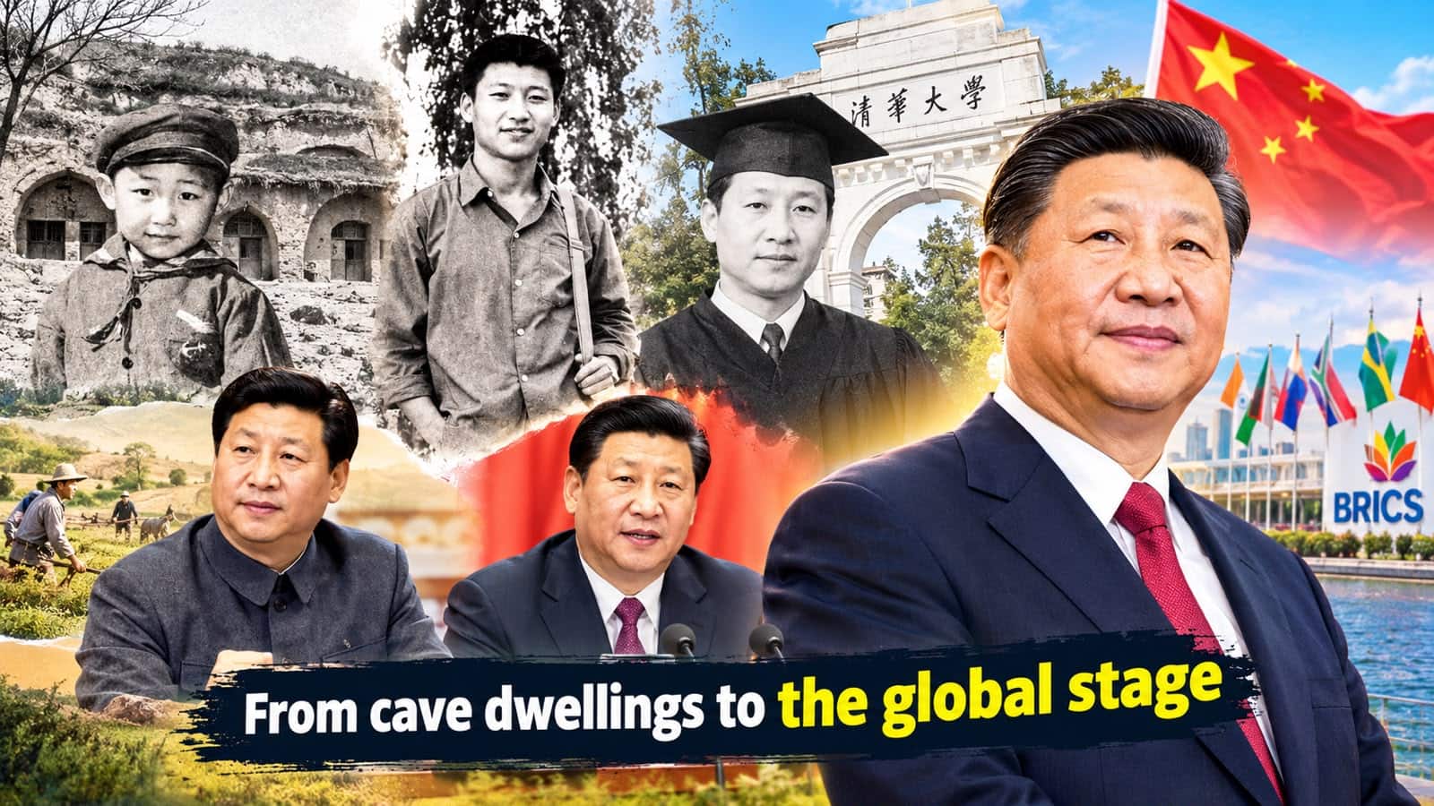 From cave dwellings to the global stage: The remarkable rise and education of BRICS leader Xi Jinping